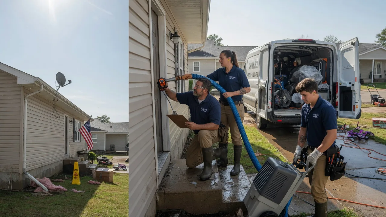 Ceiling Water Damage Restoration in Superior, IA near me